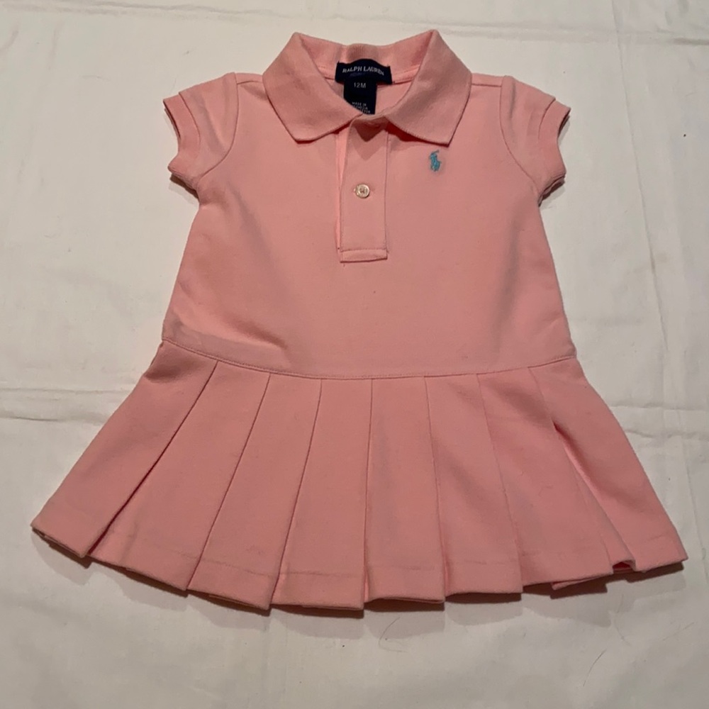 Ralph Lauren pleated polo dress